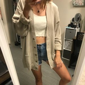 oversized, comfy cardigan